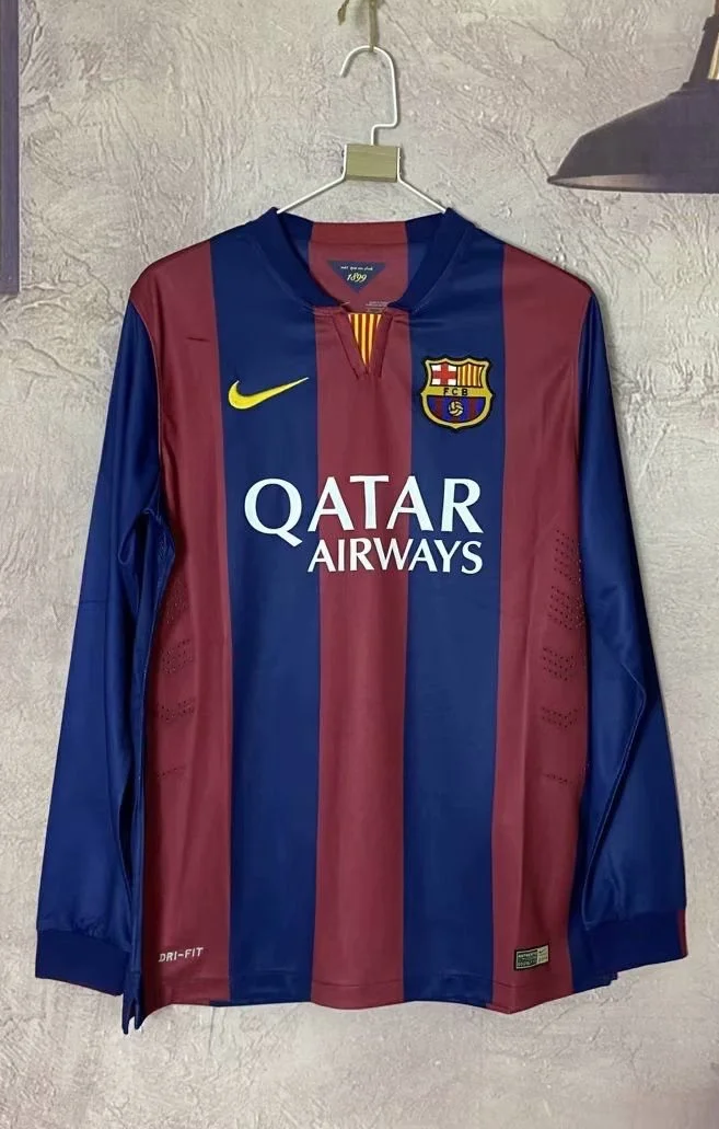 RETRO BARCELONA HOME 2014/15 FULL SLEEVES