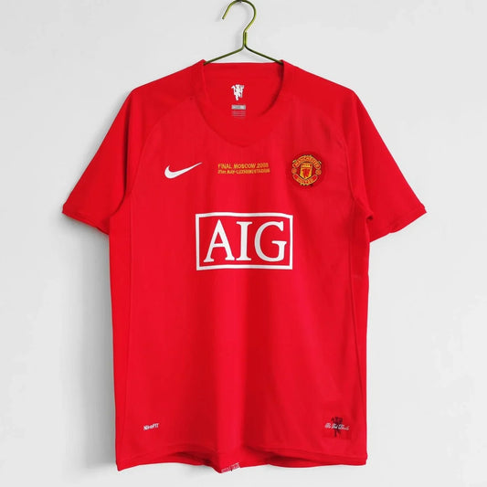 RETRO MANCHESTER UNITED HOME 2008/09 (CHAMPIONS) HALF SLEEVES