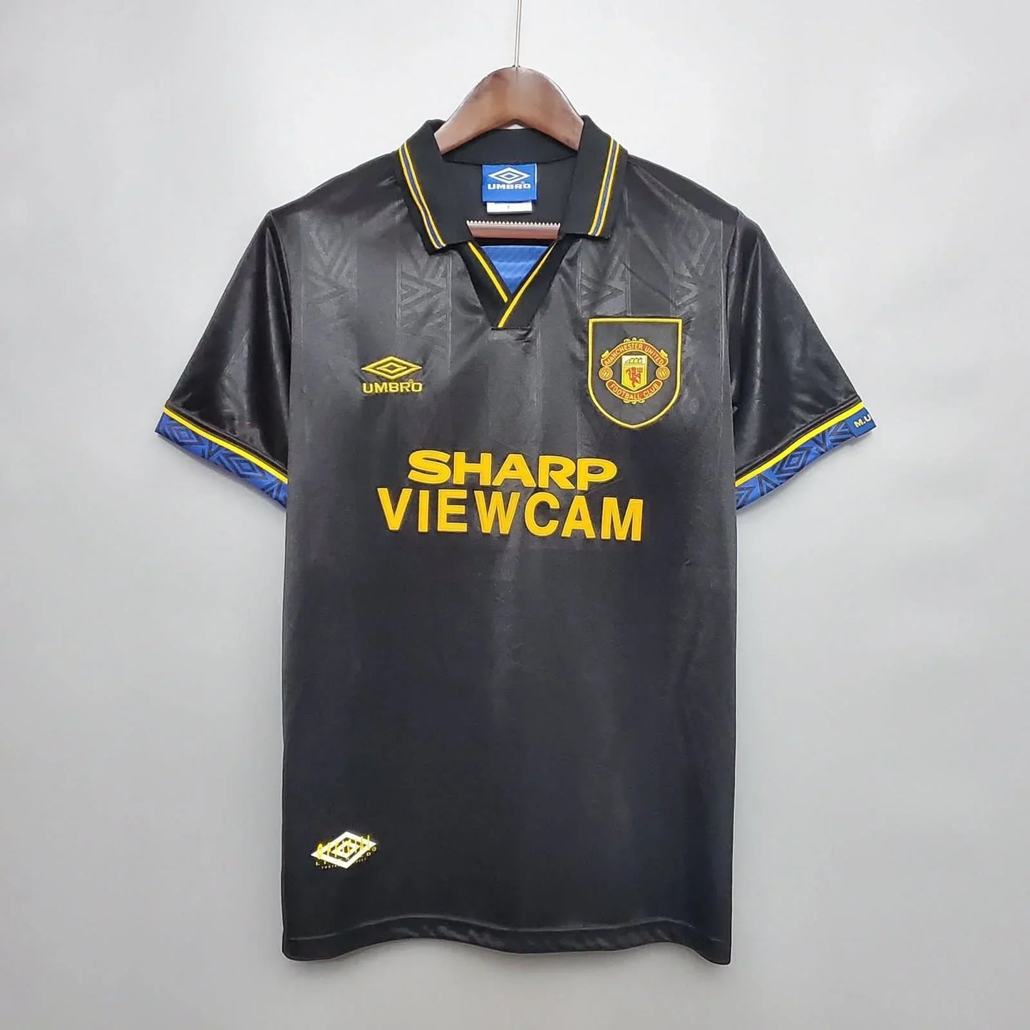 RETRO MANCHESTER UTD AWAY 1993/95 HALF SLEEVES