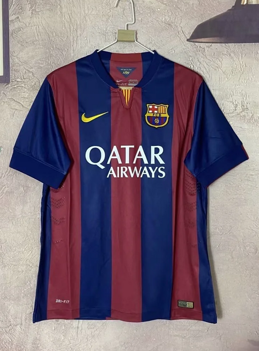 RETRO BARCELONA HOME 2014/15 HALF SLEEVES