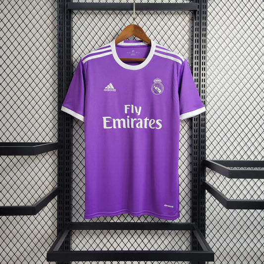 RETRO REAL MADRID AWAY 2016/17 HALF SLEEVES