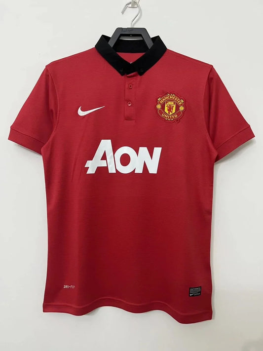 RETRO MANCHESTER UTD HOME 2012/13 HALF SLEEVES