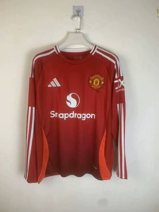 MANCHESTER UNITED HOME T-SHIRT 24/25, FULL SLEEVES