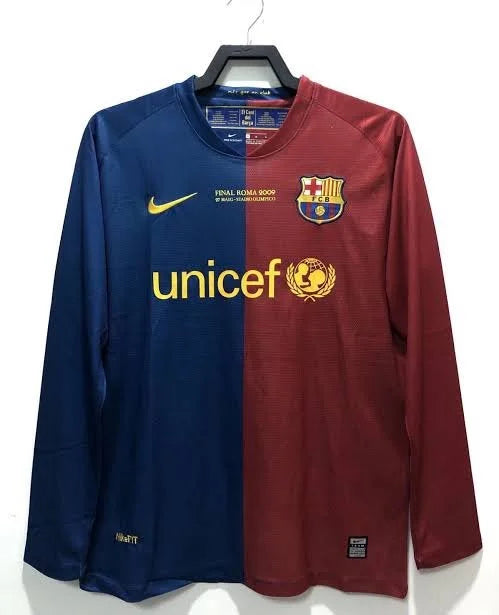 RETRO BARCELONA HOME 2008/09 FULL SLEEVES