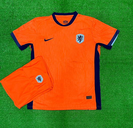 NETHERLANDS HOME FULL KIT 2024/25 (JERSEY AND SHORTS)