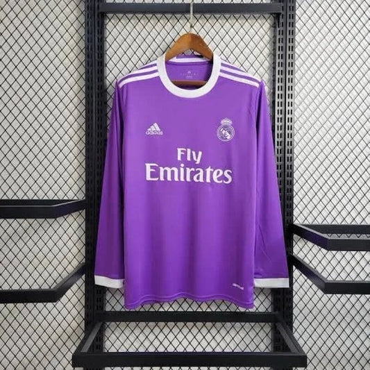 RETRO REAL MADRID AWAY 2016/17 FULL SLEEVES