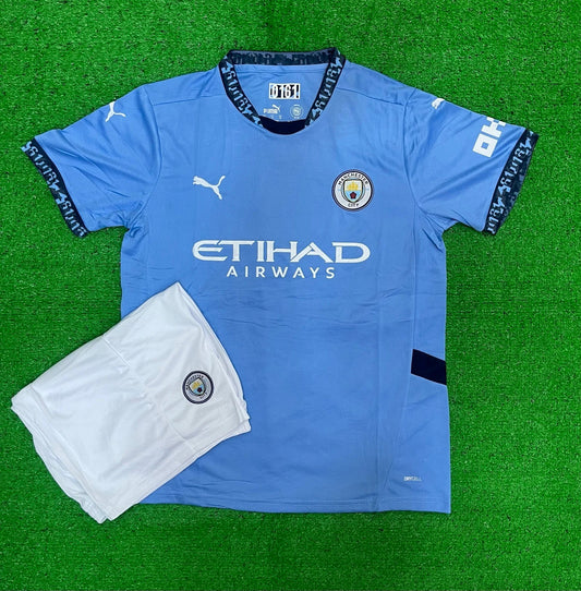 MANCHESTER CITY HOME FULL KIT 2024/25 (JERSEY AND SHORTS)