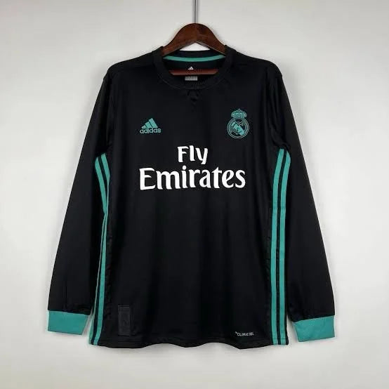 RETRO REAL MADRID AWAY 2017/18 FULL SLEEVES